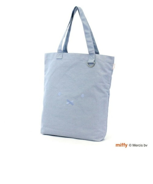 ミッフィー miffy 刺繍トートバッグ (ブルー) 推し活 オタ活