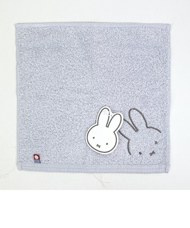 ミッフィー miffy watairo あまわたミニタオル ライトグレー 日本製