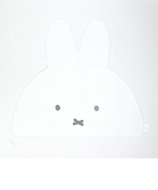ミッフィー miffy ダイカットシリコーンマット ホワイト キッチン ベビー