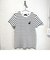 ムーミン スナフキン 刺繍ボーダーTシャツ ホワイト/ネイビー ケサカックシリーズ