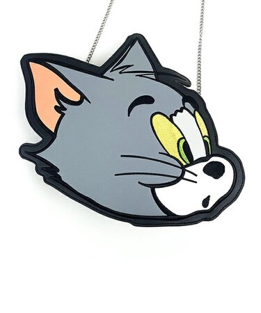 トムとジェリー トム フェイスダイカットショルダーバッグ Flapper