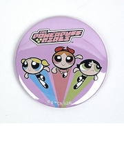 パワーパフガールズ 缶バッチミラー 鏡 パワパフ Power puff Girls 日本製