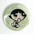 パワーパフガールズ 缶バッチミラー 鏡 パワパフ Power puff Girls 日本製