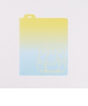 ミッフィー リングノート・スクエア用下敷き(miffy&friends) 文具 日本製 イエロー/ブルー