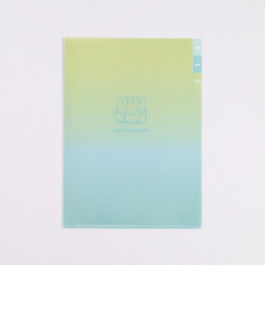 ミッフィー A5ポケットクリアファイル（miffy&friends） 文具 日本製 イエロー/ブルー