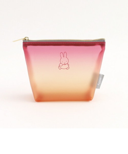 ミッフィー ポーチ（miffy/walk） 文具  レッド/オレンジ