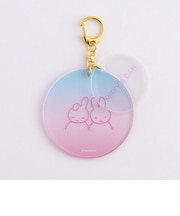 ミッフィー 2連キーホルダー(miffy&dan) ブルー/ピンク