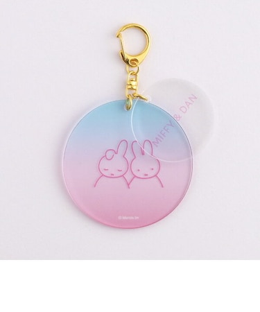 ミッフィー 2連キーホルダー(miffy&dan) ブルー/ピンク