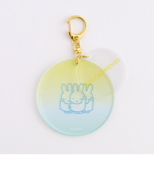 ミッフィー 2連キーホルダー（miffy&friends）   イエロー/ブルー