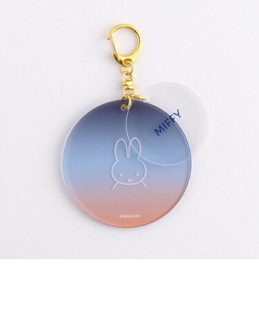 ミッフィー 2連キーホルダー（miffy）   ネイビー/オレンジ