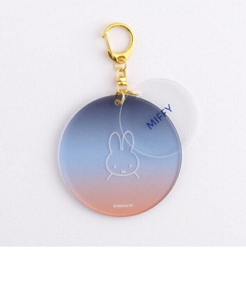 ミッフィー 2連キーホルダー（miffy）   ネイビー/オレンジ