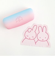 ミッフィー メガネケース＆クロスセット（miffy&dan） 小物入れ  ブルー/ピンク