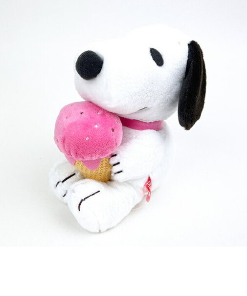 スヌーピー ぬいぐるみ アイス S マスコット 人形 インテリア