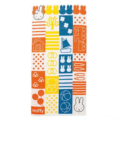 ミッフィー miffy ピースミッフィー バスタオル お風呂 バス用品