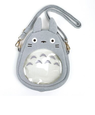 スタジオジブリ おでかけポシェット グレー ショルダーバック