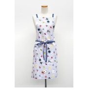 ムーミン ブルームムーミン ショートエプロン (グレー) 【80センチ丈】 MOOMIN