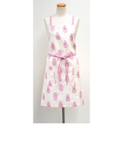 バーバパパ ショートエプロン (アイボリー) キッチン 【75センチ丈】