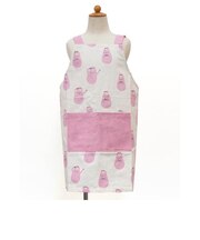 バーバパパ キッズエプロン(M) (アイボリー) キッチン 【110-120ｃｍ】