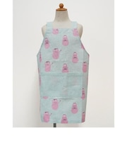 バーバパパ キッズエプロン(M) (ミント) キッチン 【110-120ｃｍ】