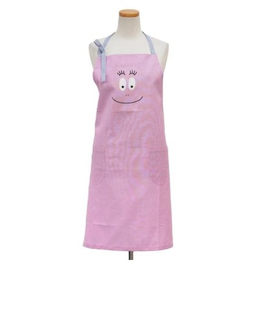 バーバパパ ハローバーバパパ ショートエプロン (ピンク) キッチン 【80センチ丈】