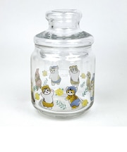 モフサンド mofusand きぐるみ ガラスキャニスター 小物入れ 保存容器 日本製