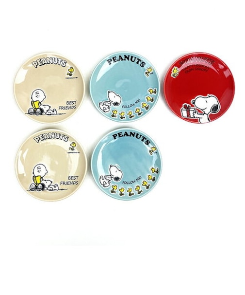 スヌーピー 小皿5枚セット プレート キッチン 日本製 SNOOPY