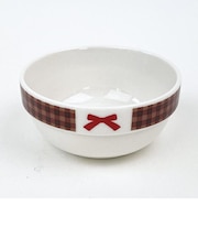 モンチッチ スタックボウルS 食器 キッチン チェック ブラウン