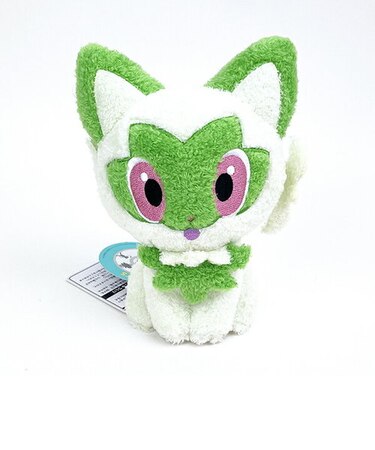 ポケットモンスター ポケモン ニャオハ もこもこぷち ぬいぐるみ インテリア グリーン