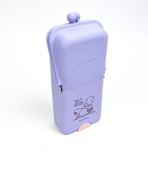スヌーピー エアピタ(ライラック) ペンケース 筆箱 文具 SNOOPY