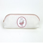 ミッフィー miffy ペンケース(ホワイト) 筆箱 文具 スプリングニットシリーズ