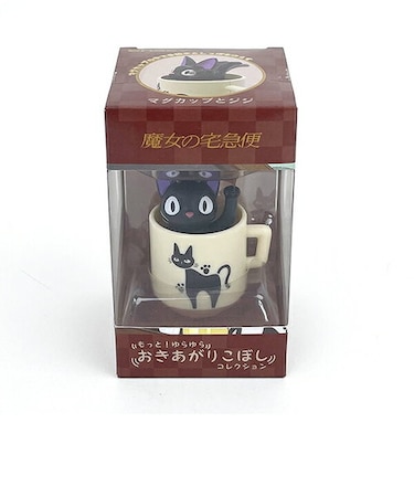スタジオジブリ 魔女の宅急便 もっと！ゆらゆらおきあがりこぼしコレクション マグカップとジジ インテリア