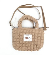 ミッフィー miffy トートショルダーバッグ (ベージュ) なかよしワッペンシリーズ