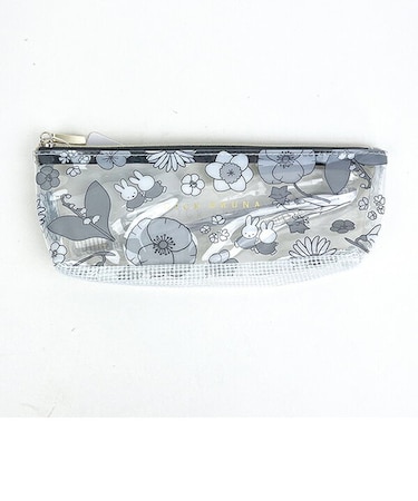 ミッフィー miffy 歯ブラシポーチ グレー 洗面用品 ガーデンサテンシリーズ