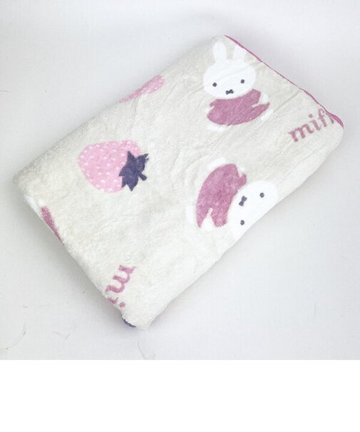 ミッフィー miffy クイックドライ バスタオル (ピンク) 西川