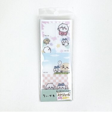 ちいかわ ハチワレ・うさぎ スケジュールメモふせん 文具 日本製