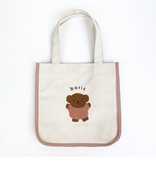 ミッフィー miffy ボリス スクエアミニトートバッグ るんるんサガラシリーズ