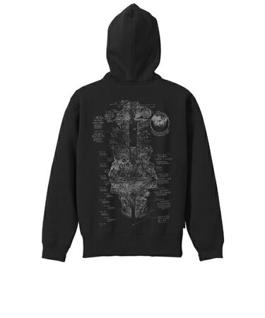 メイドインアビス 烈日の黄金郷 アビス地図 ジップパーカー(Lサイズ) ブラック