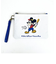 ディズニー ミッキー フラットポーチ (ホワイト) 小物入れ コスメポーチ Disney