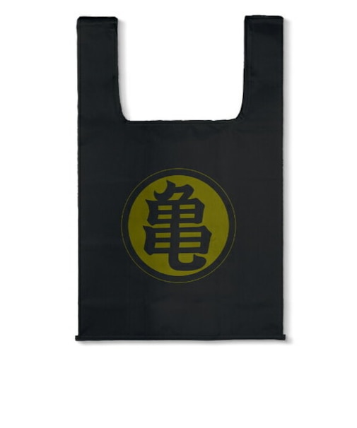 ドラゴンボールZ 亀仙流? エコバッグ (ブラック) 手提げ マイバッグ