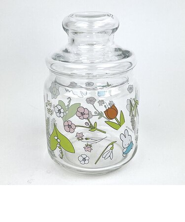 ミッフィー miffy ガラス小物入れ エレガントフラワーシリーズ 小物入れ キッチン