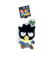 サンリオ マルベル堂×はぴだんぶい ボールチェーンマスコット バッドバツ丸 ぬいぐるみ 人形 キーホルダー