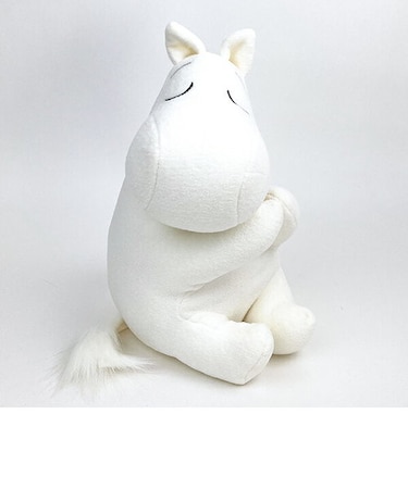 ムーミン 一緒に冬眠ムーミン ぬいぐるみ ホワイト MOOMIN