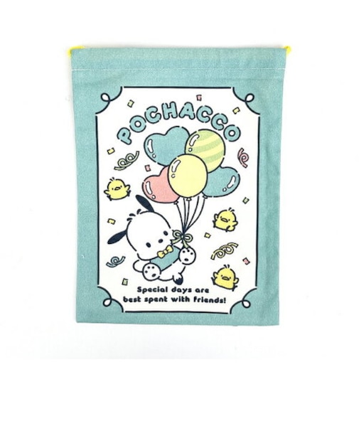 サンリオ ポチャッコ 35周年(35th) 巾着 日本製 Sanrio