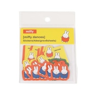 ミッフィー miffy フレークシール (ダンス) 文具 日本製