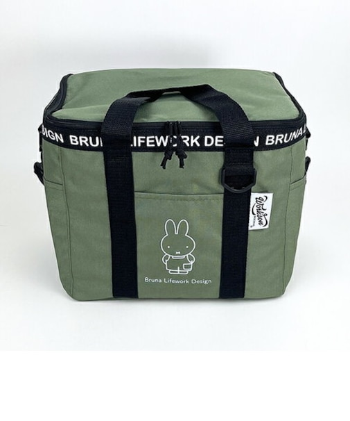 ミッフィー miffy DIY保冷ショルダーバッグ (カーキ) ランチ用品