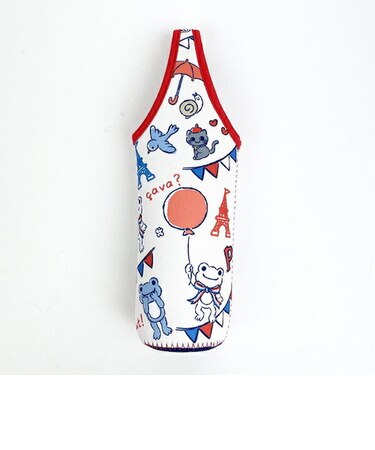 かえるのピクルス パリ ペットボトルカバー 600ml 水筒カバー 保冷保温