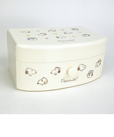 スヌーピー 引き出し付きジュエリーボックス (フェイス柄) アクセサリー収納 SNOOPY
