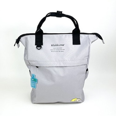 リラックマ トートリュック バッグ 大容量 グレー