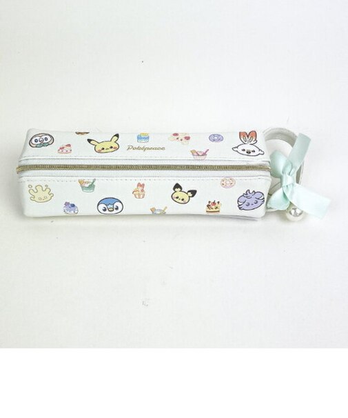 ポケモン ポケピース 開くトレーポーチ ペンケース ホワイト 文具