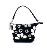 内藤ルネ コスメポーチ ブラック 小物入れ 化粧品入れ